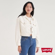 Levis 女款 輕磅牛仔外套 / 輕磅丹寧 / 牛奶白 人氣新品