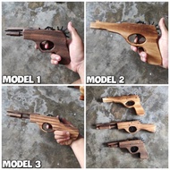 Mainan Pistol Kayu/Mianan Bedil Bedilan Kayu/Bedil Kayu/Pistol Kayu