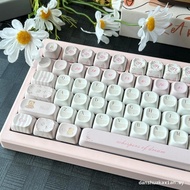 Teddy Bear&Flower Keycaps MOA/Cherry Profile 120+ Keys PBT Dye Sublimation Aula F75 F99 RK100 Mechan