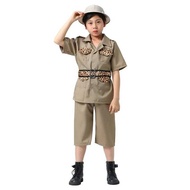 Zoo Boys Keeper Sfri Explorer Ptrol Costume For Kids Fncy-Drs Creer Dy Hlloween Crnivl Prty