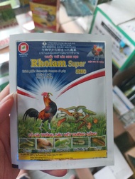 Chế phẩm sinh học diệt sâu Rholam Super 50SG - hình con gà trống trị các loại sâu gói 10gr