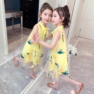 10 year old children's dress Cute Princess Swing Dress for Girls 20kg 25kg 30kg 35kg 40kg