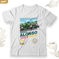 Fernando Alonso Formula 1 Videogame F1 aston martin TSHIRT DISTRO CLOTHES