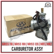 MODENAS KRISS100 / KRISS110 / KRISS120 / MR1 / MR2 - 100% Original MODENAS Carburetor ASSY - [15003-T468]