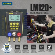 AUTOOL LM120+ Digital Manifold Meter Air Conditioning Vacuum Gauge for Refrigeration HVAC Vacuum Pre