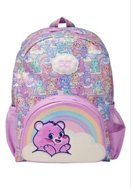全新 Smiggle 0.4kg 超輕護脊可愛care bears 36cm 護脊背囊連帽 gift ideas 生日禮物聖誕禮物交換禮物