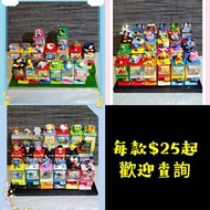 中古絕版:Disney，Sanrio，Thomas，Pokemon，海賊王，鬼太郎，迷你扭蛋機系列 迪士尼 Bandai＆Yujin出品，新舊見圖，可散出，每款$25至$90起，歡迎查詢。自付郵費，不