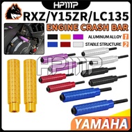 LC135 Y15 RXZ Stand Casing Custom Step Udang Alloy CNC Yamaha Engine Crash Bar Step Tunduk Udang Tot