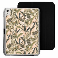 Tropical Leaves iPad Air / Pro 可拆式防摔透明 實色摺套