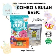 Izzly Babyfood Combo Basic Baby Food 6-7 8 Months