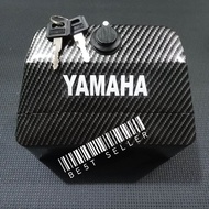 Tool box rx king rx k / Bagasi carbon - karbon + logo sticker yamaha scootlight