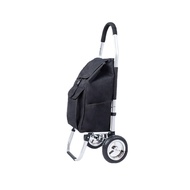 Aluminum Foldable Grocery Shopping Cart Market Trolley with Wheels With Bungee Hook Cable  *SG Seller*