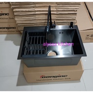 6045 black stainless steel kitchen sink package 6045 kitchen sink package flexible faucet package