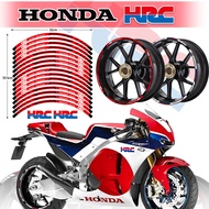 Honda HRC 17'' Reflective Wheel  Mags Stickers Motorcycle Rim Stripe Tape Waterproof Decal for CBR25