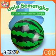 22cm Watermelon Rubber Ball Toy, Cute Fun Outdoor Sports Children's Toy