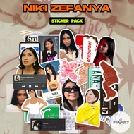 HP Fragsky - 20 & 25 Pcs Sticker Special Series Niki Zefanya Artist Pack | Premium Laminated Doff & 