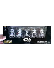 Starwars bearbrick be@rbrick 100% 一番賞 Last 賞 尾賞 Star Wars 星球大戰 隊長 白兵 Captain Phasma & Stormtrooper f