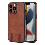 Luxury Soft PU Leather Phone Case For iPhone 13 12 11 Pro Max XS Max XR X 7 8 Plus 13Pro 11 iPhone 14 Shockproof Business Matte Cover