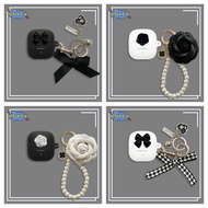 Case for Baseus Bass BS1 Protective silicone black camellia Covers Bluetooth Earphone Shell Headphon
