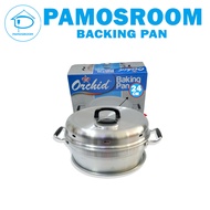 Pamosroom Orchid Cake Pan 24 cm 6 Eggs Aluminum Baking Pan 24cm