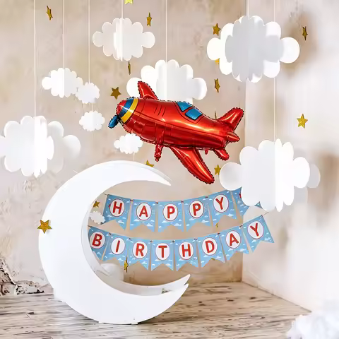 3D Cloud Decorations Hanging Fake Cloud Ornaments Wall Decor for Ceiling Artificial Clouds Props Air