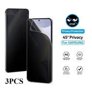 3Pcs Anti Peep Film For Samsung Galaxy M56 M36 F56 F36 Privacy Film Black Private Hydrogel Film For 