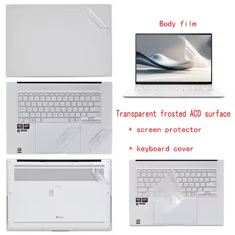 For ASUS Zenbook 14/S16/S14/A14 Laptop Body Film UX5406/UM5606/UX3407 Shell Skin Film Scratch Resist