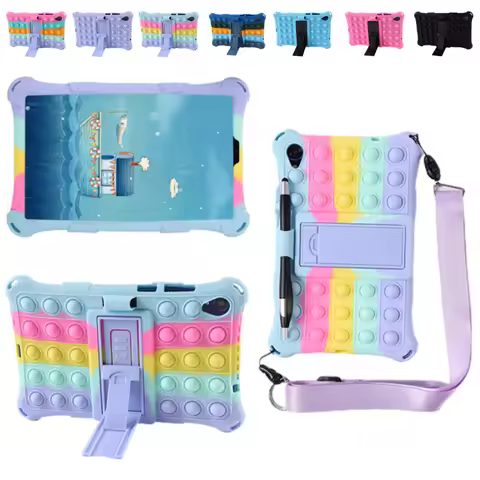 Case for Lenovo Tab M8 FHD TB-8705F/N 8.0 inch Silicone Bubble Tablet Cover for M8 HD TB-8505F/X 201