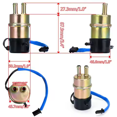 10mm Motorcycle 12v Fuel Pump Engine Oil Well Pump For Honda CBR600 F3 F4 VT600 750 VFR750 CBR900 RR