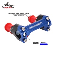 JFG MOTO แคลมป์ยึดมือจับติดแท่งไรเซอร์มือจับรถจักรยานยนต์สำหรับ YZ250F YZ450F YZ250FX YZ450FX WR450F