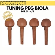 Tuning Peg Violin Violin 3/4 4/4 Dryer Pegs Wood Wood Round Groover