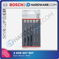 BOSCH 2608667857 JIGSAW BLADE WOOD / METAL ( T119BO X1 , T119BO X1 , T111C X1, T118A X 1, T118B X1 )