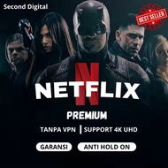 Netflix Premium BESTFLIX UHD 4K Garansi Anti limit screen