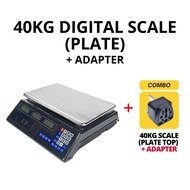 40kg Black Digital Weight Scale Food Weighing Scale Penimbang Digital Makanan Timbang Kilo Buah Elek