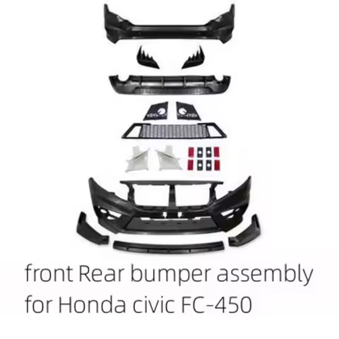 Body Kit Front rear bumper Grill Mask Assembly for Honda civic 10th upgrade to FC450 style tail thro
