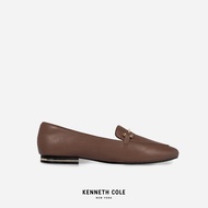 KENNETH COLE รองเท้าส้นแบนผู้หญิงรุ่น ABIGAIL LOAFER COCOA NIBS สีน้ำตาล ( FLT - KF44084LE-250 )