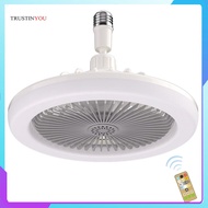 Aromatherapy Fan Lamp Universal E27 Light Holder Ceiling Fan Lights with Remote Control Mute Stepless Dimming Timing 3-gear Wind for Bedroom Dormitory