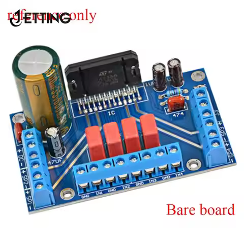 1pcs Power Amplifiers TDA7388 Four Channel 4x41W Audio DC 12V BTL PC Car AMP PCB Bare Board