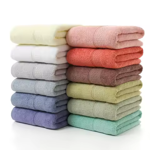 70X140CM Pure Cotton Towel Set Adult Washing Face Bath Household Hotel Man And Women Soft Bath Towel
