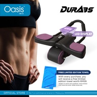 Durabs Abs Roller Training - Abdominal Wheel Muscle Training, Auto Rebound & Elbow Support, Plank Ro