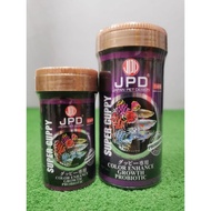 JPD Super Guppy (70g / 150g). JPD Super Series Fish Food. Guppy Fish Food. Makanan Ikan Guppy