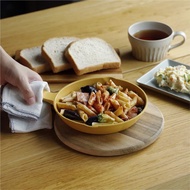 CB Japan copan 系列 IH爐輕量陶瓷漆不沾圓型烤盤(兩色可選)