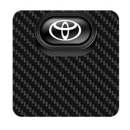 GTIOATO คาร์บอนไฟเบอร์ พรมปูพื้นรถยนต์ สติกเกอร์คงที่ แต่งรถภายในรถยนต์ สำหรับ Toyota Veloz Wish CHR Yaris Altis Sienta Fortuner Vios Corolla Prius Camry Alphard