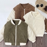 Jacket bomber made of pearl velvet for boys/jacket for girls A25B147