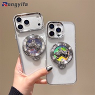Rotatable Pony Holder Casing For Samsung Galaxy S26 S25 Edge S24 S23 S22 S21 S10 Plus S20 FE F55 F14
