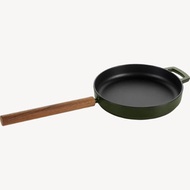 COMBEKK - 荷蘭製造 鑄鐵 28cm 煎pan 煎鍋 環保 可持續 (軍綠色) Made in Holland