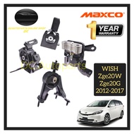 MAXCO ENGINE MOUNTING SET TOYOTA WISH 1.8 2.0 ZGE20W ZGE20G ZGE20 2009-2017