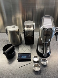 Delonghi Coffee, Krups grinder, scale, kettle- Mid May