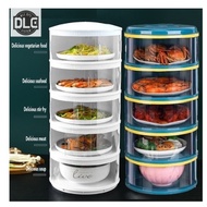 5-Tier Household Multi-Layer Food Storage Box Fly-proof Insulated Food Storage Box