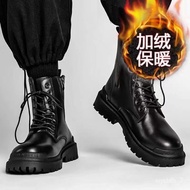 KY/16 Chelsea Dr. Martens Boots2023New Worker Boot Non-Slip Waterproof Cotton Boots Mid-Calf British Leather Shoes Motor